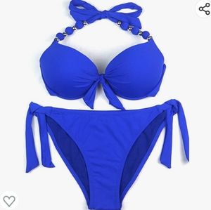 Eonar women's swimsuit size XL color blue